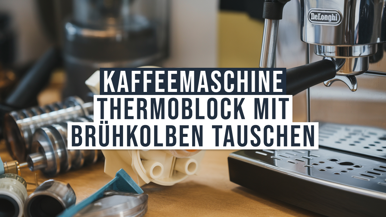 DeLonghi ESAM Thermoblock mit Brühkolben - ausbauen - ersetzen - tauschen - einbauen